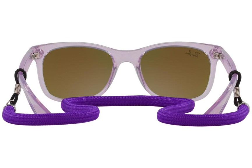 Okulary przeciwsłoneczne Ray-Ban Junior New Wayfarer Junior RJ9052S 7147B1 Kwadratowe Fioletowe