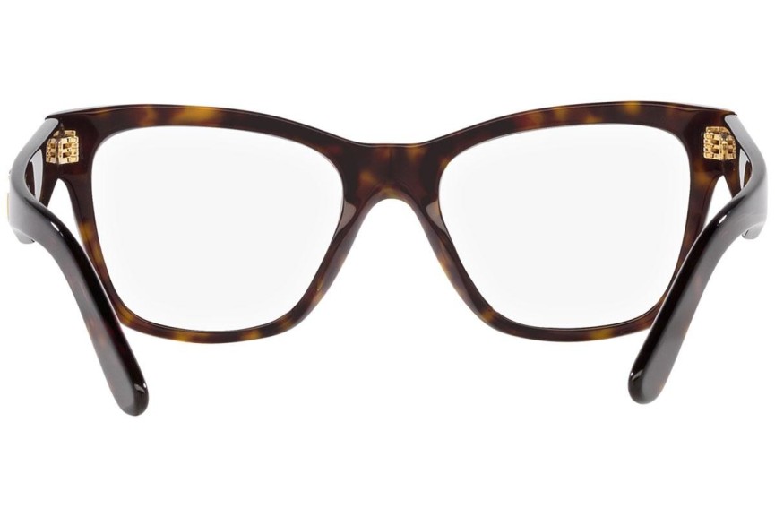 Okulary korekcyjne Dolce & Gabbana DG3374 502 Kwadratowe Havana