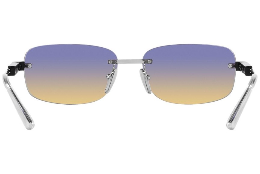 Okulary przeciwsłoneczne Prada PR68ZS 1BC06Z Nieregularny Srebrne