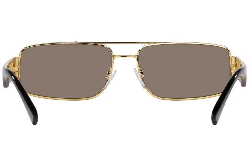 Okulary przeciwsłoneczne Versace VE2257 10025A Prostokątne Złote