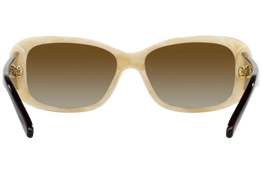 Okulary przeciwsłoneczne Vogue Eyewear VO2606S 3078T5 Polarized Prostokątne Beżowe