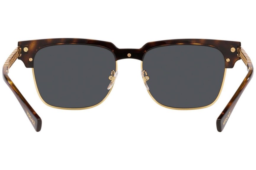 Okulary przeciwsłoneczne Versace VE4447 108/87 Browline Havana
