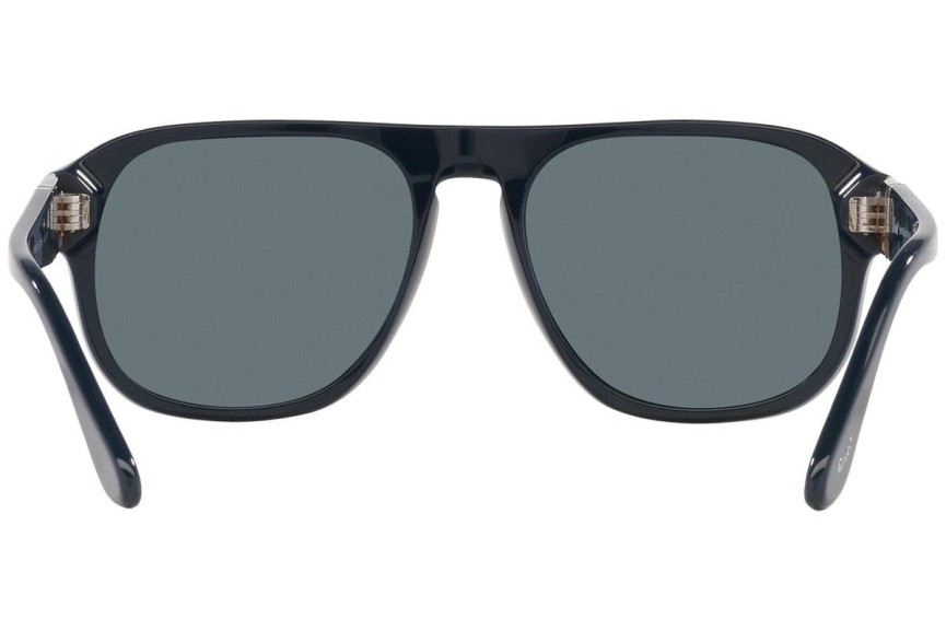 Okulary przeciwsłoneczne Persol Jean PO3310S 11893R Polarized Kwadratowe Niebieskie