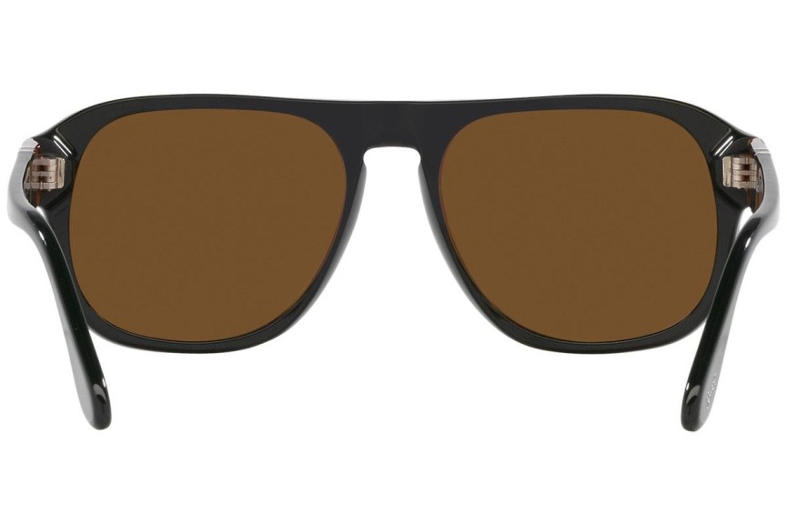 Okulary przeciwsłoneczne Persol Jean PO3310S 119057 Polarized Kwadratowe Zielone