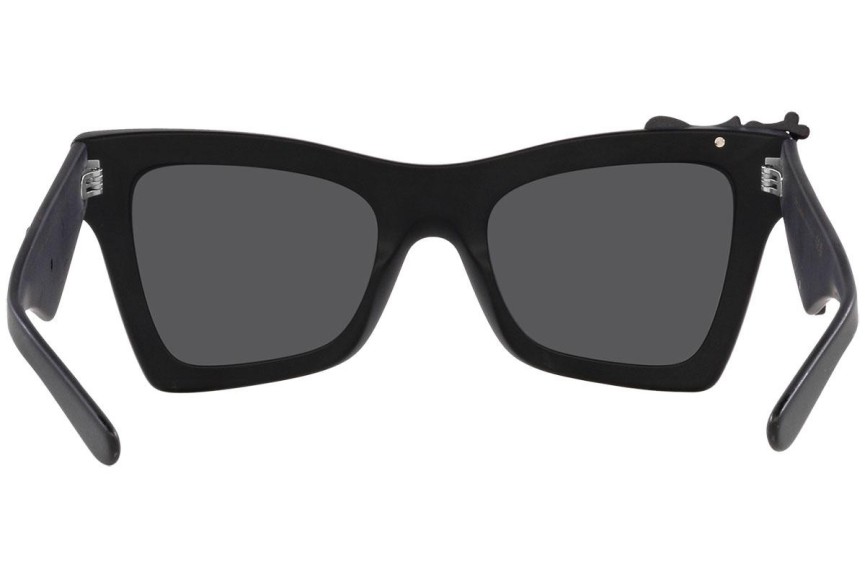 Okulary przeciwsłoneczne Dolce & Gabbana DG4434 25256G Kocie oczy Czarne