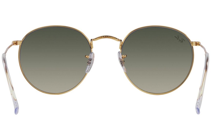 Okulary przeciwsłoneczne Ray-Ban Round Metal RB3447 001/71 Okrągłe Złote