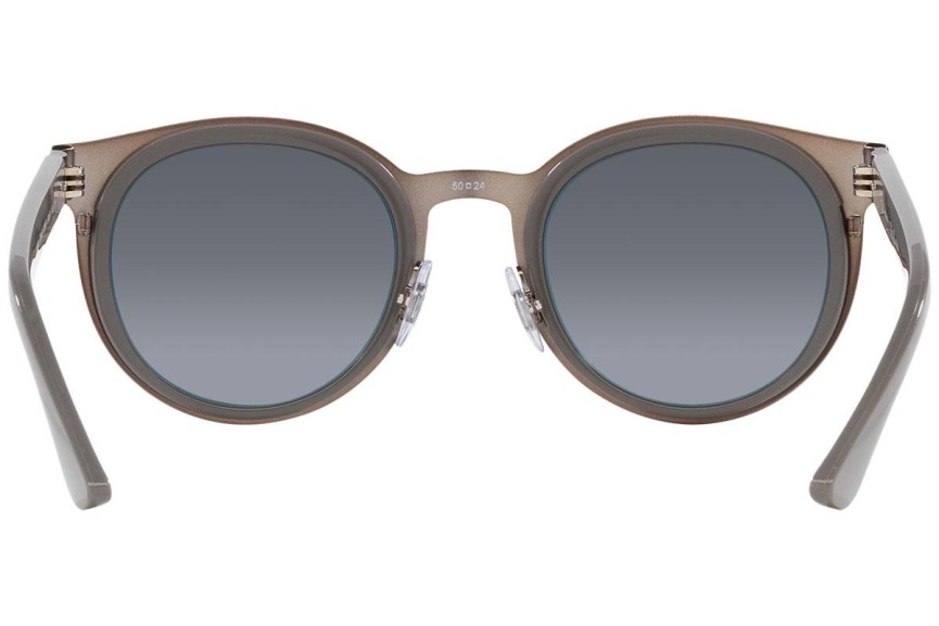 Okulary przeciwsłoneczne Ray-Ban Bonnie RB3710 9260J0 Polarized Okrągłe Zielone