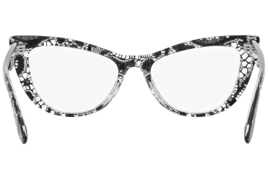 Okulary korekcyjne Dolce & Gabbana DG3354 3152 Kocie oczy Wielokolorowe