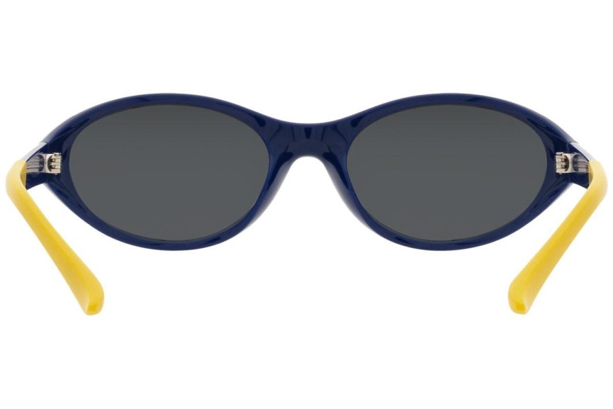 Okulary przeciwsłoneczne Polo Ralph Lauren PH4197U 588655 Owalne Niebieskie