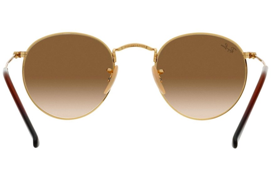 Okulary przeciwsłoneczne Ray-Ban Round Metal RB3447 001/51 Okrągłe Złote