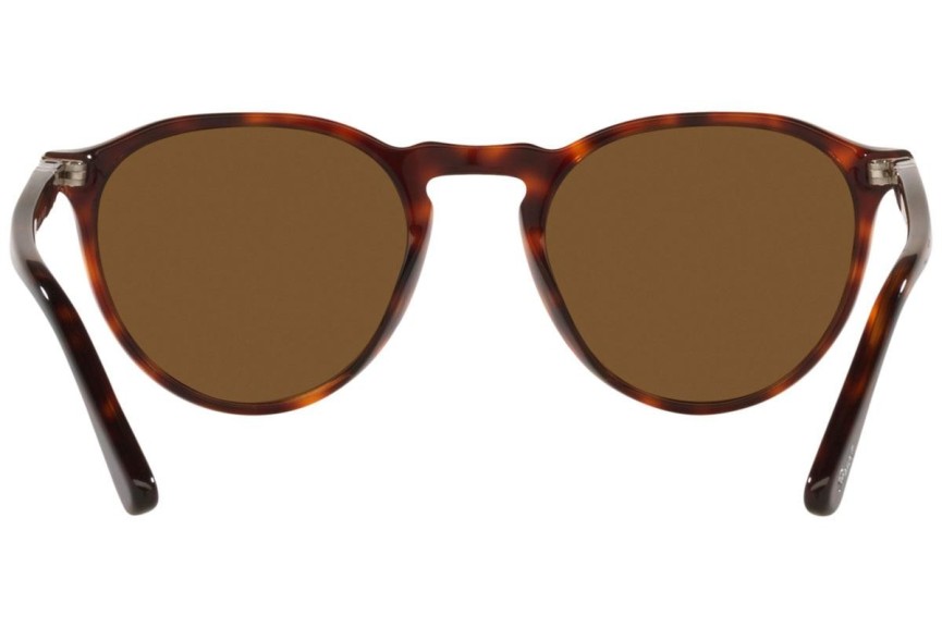 Okulary przeciwsłoneczne Persol PO3286S 24/57 Polarized Okrągłe Havana