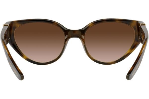 Okulary przeciwsłoneczne Dolce & Gabbana DG6146 502/13 Kocie oczy Havana