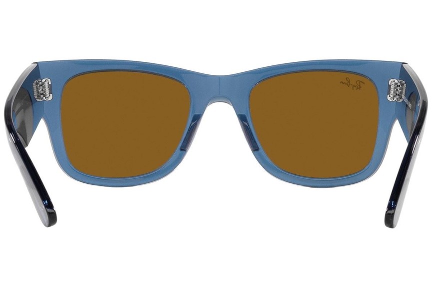 Слънчеви очила Ray-Ban Mega Wayfarer RB0840S 668073 Квадратни Синя