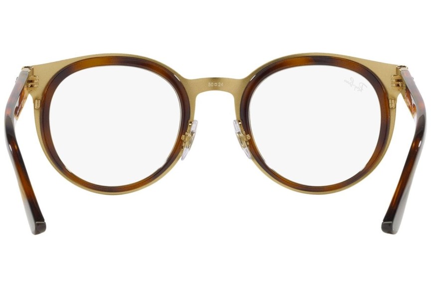 Okulary przeciwsłoneczne Ray-Ban Bonnie RB3710 001/M1 Okrągłe Havana