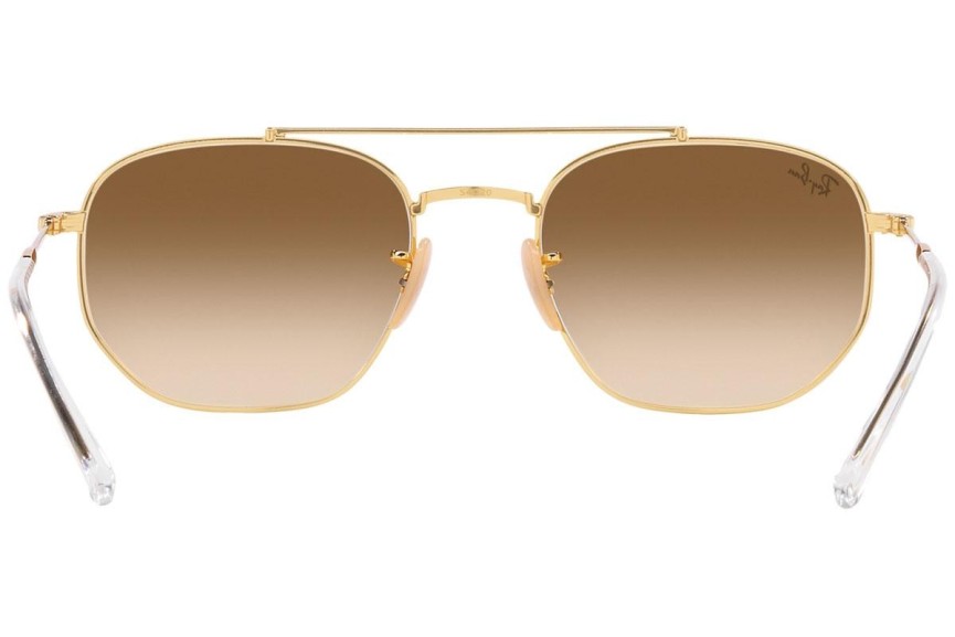 Okulary przeciwsłoneczne Ray-Ban RB3707 001/51 Pilotki (Aviator) Złote