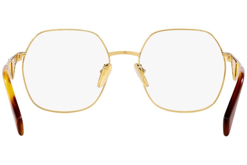 Okulary korekcyjne Prada PR59ZV 5AK1O1 Nieregularny Złote