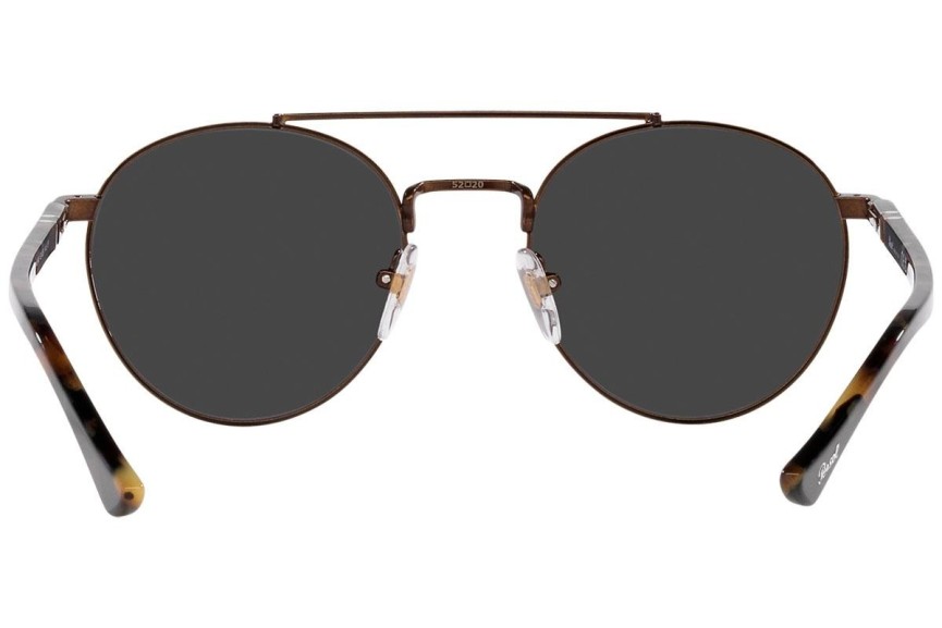 Okulary przeciwsłoneczne Persol PO1011S 114848 Polarized Pilotki (Aviator) Brązowe