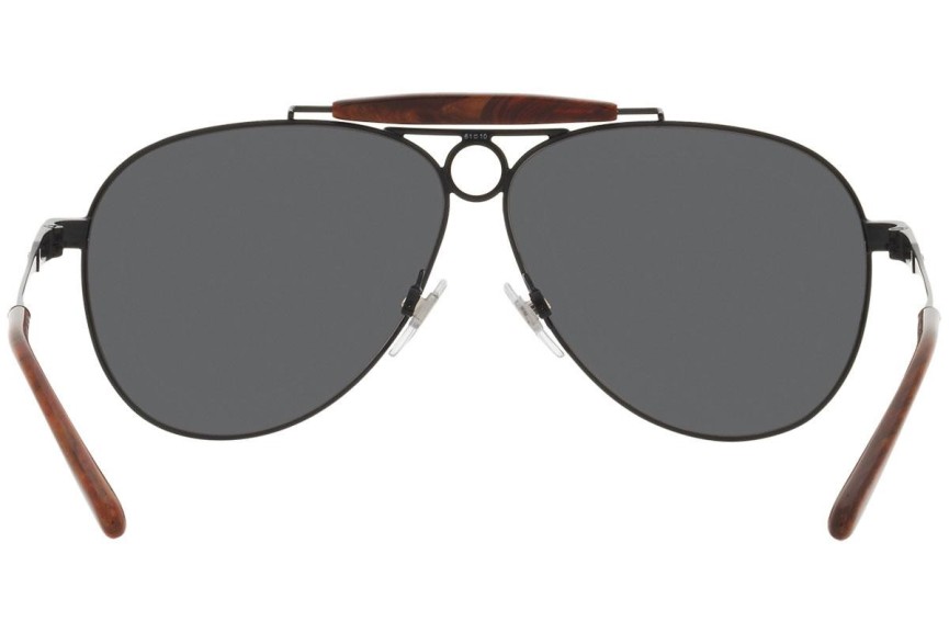 Okulary przeciwsłoneczne Ralph Lauren The Counrtyman RL7078 9304B1 Pilotki (Aviator) Czarne