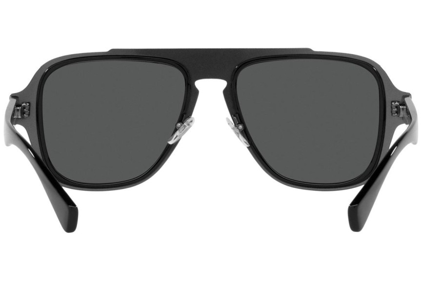 Okulary przeciwsłoneczne Versace Medusa Retro Charm VE2199 100187 Pilotki (Aviator) Czarne