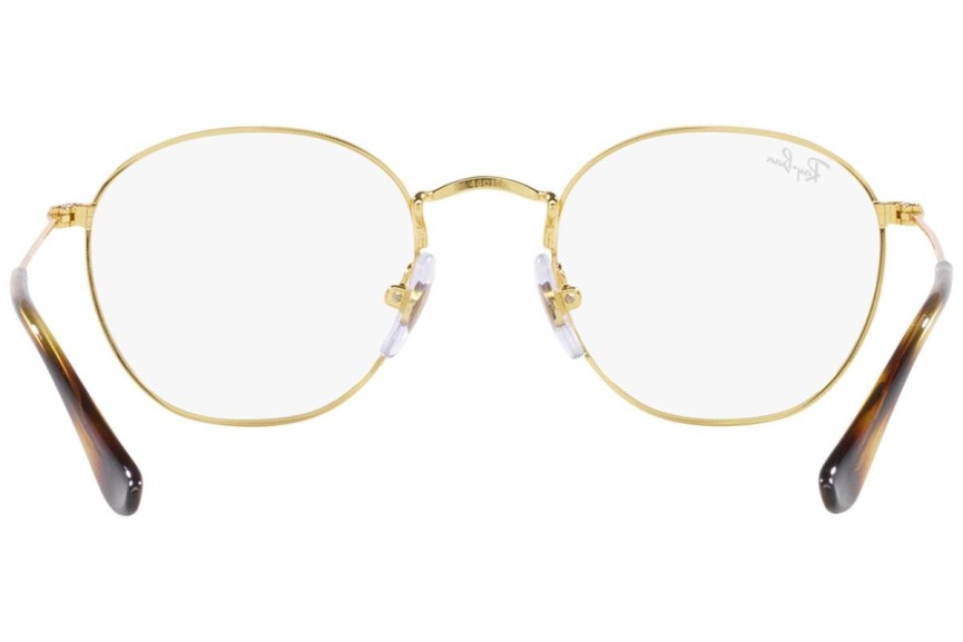 Okulary korekcyjne Ray-Ban Junior Junior Rob RY9572V 4051 Okrągłe Złote