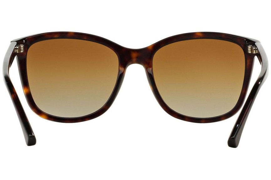 Okulary przeciwsłoneczne Emporio Armani EA4060 5026T5 Polarized Kwadratowe Havana