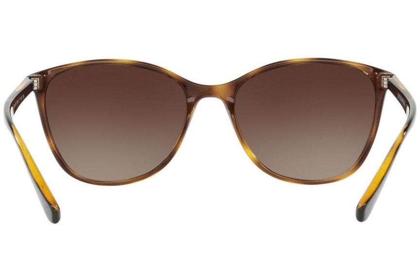 Okulary przeciwsłoneczne Emporio Armani EA4073 502613 Oversize Havana