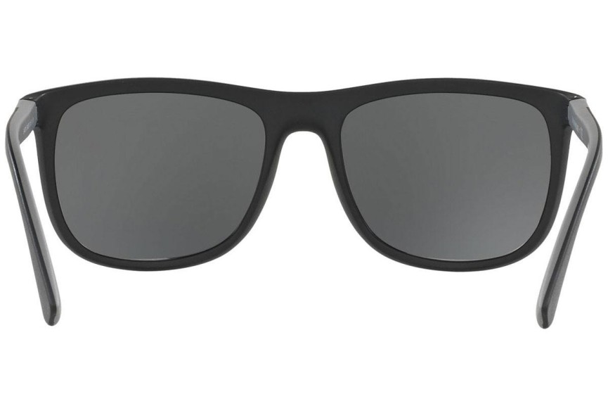 Okulary przeciwsłoneczne Emporio Armani EA4079 504287 Kwadratowe Czarne