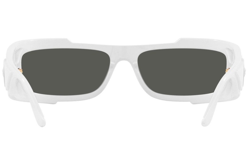 Okulary przeciwsłoneczne Versace VE4446 314/87 Prostokątne Białe