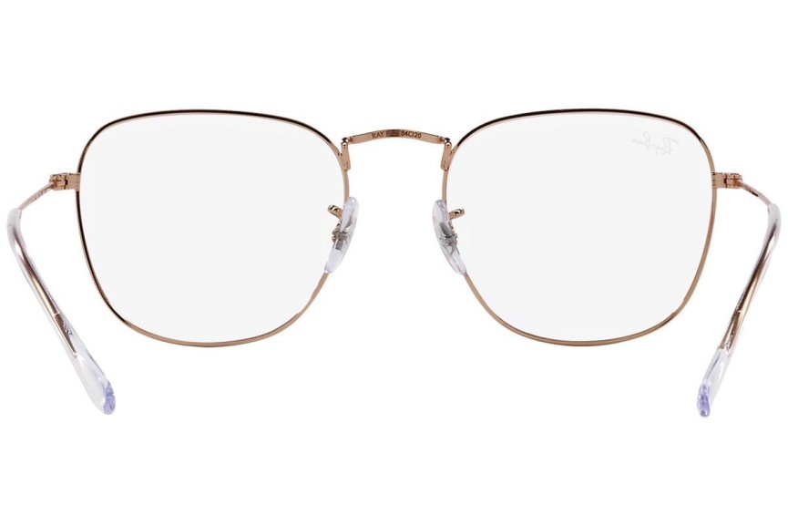 Okulary korekcyjne Ray-Ban Frank RX3857V 3094 Okrągłe Brązowe