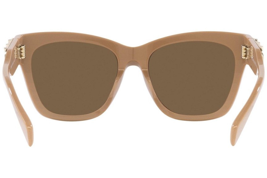 Okulary przeciwsłoneczne Michael Kors Empire Square MK2182U 355573 Kocie oczy Brązowe