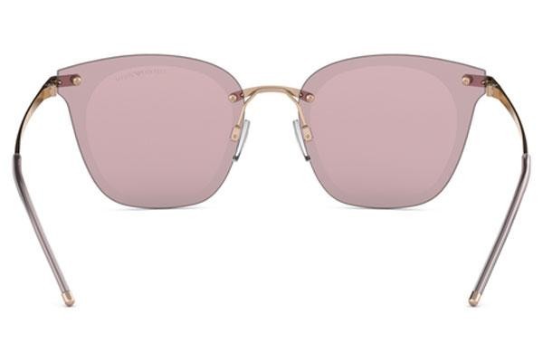 Okulary przeciwsłoneczne Emporio Armani EA2075 31671N Kwadratowe Złote
