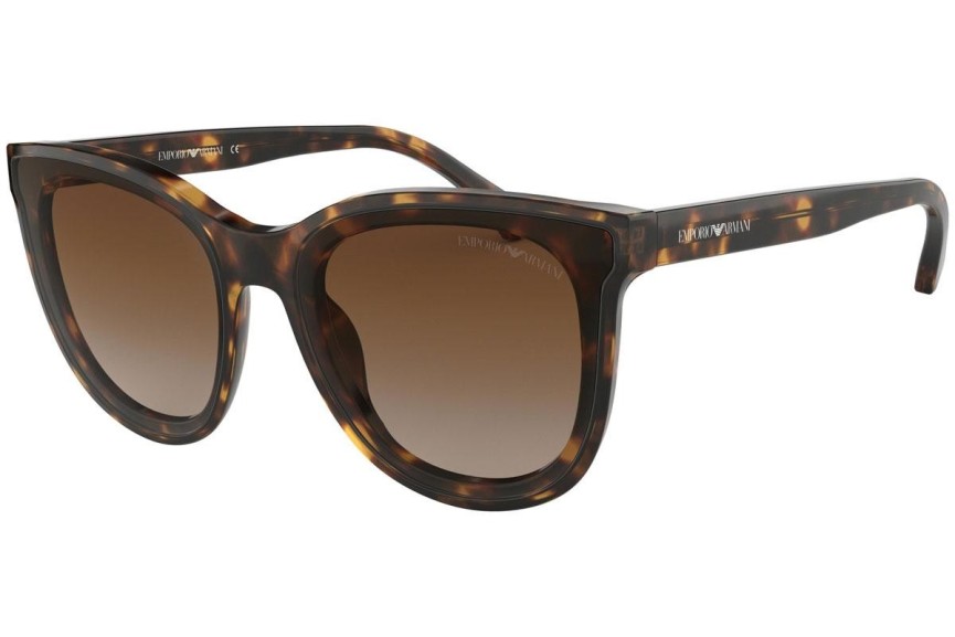 Okulary przeciwsłoneczne Emporio Armani EA4125 508913 Kwadratowe Havana