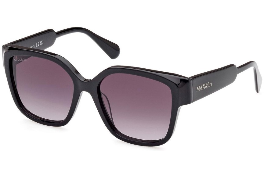 Okulary przeciwsłoneczne Max&Co. MO0075 01B Kwadratowe Czarne