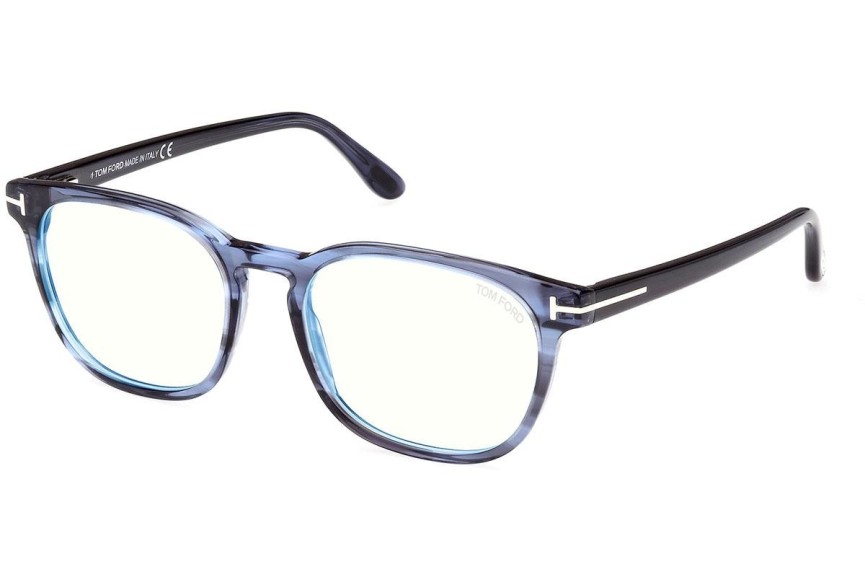 Okulary korekcyjne Tom Ford FT5868-B 092 Kwadratowe Niebieskie