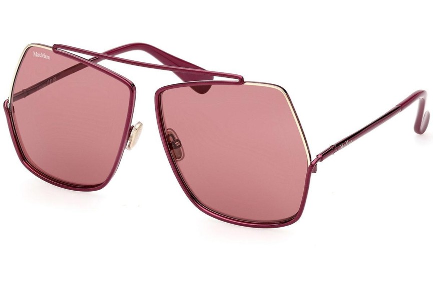 Okulary przeciwsłoneczne Max Mara Elsa MM0006 81Y Nieregularny Czerwone