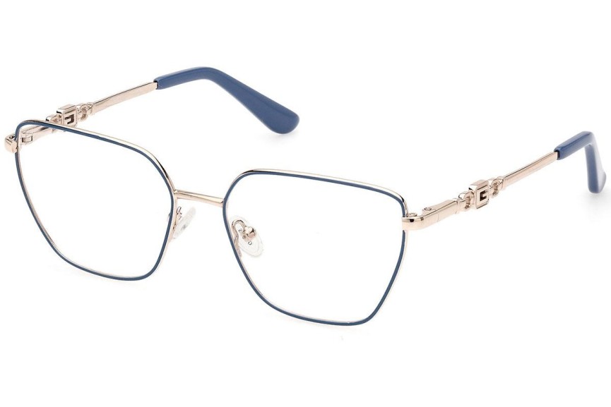 Okulary korekcyjne Guess GU2952 092 Kwadratowe Niebieskie