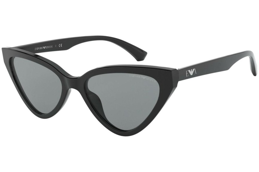 Okulary przeciwsłoneczne Emporio Armani EA4136 500187 Kocie oczy Czarne