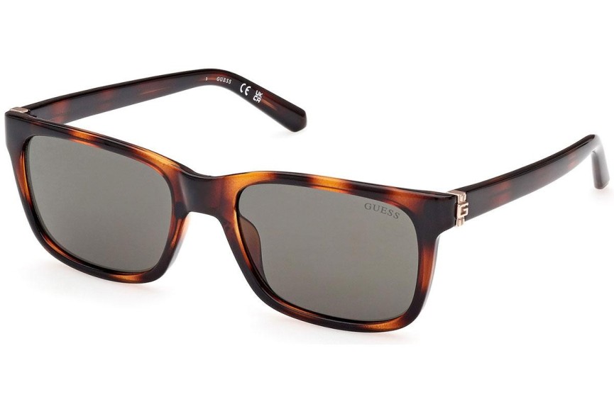 Okulary przeciwsłoneczne Guess GU00066 52N Prostokątne Havana