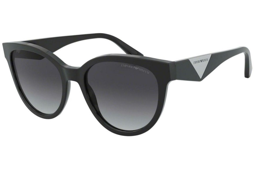 Okulary przeciwsłoneczne Emporio Armani EA4140 50018G Kwadratowe Czarne