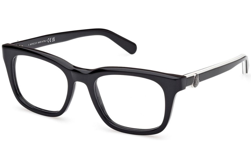 Okulary korekcyjne Moncler ML5182 001 Prostokątne Czarne