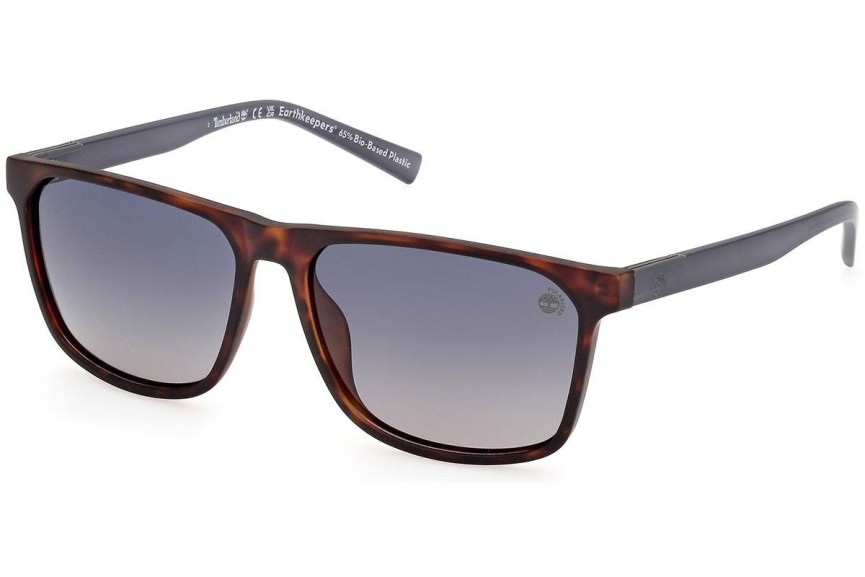 Слънчеви очила Timberland TB9312 52D Polarized Квадратни Хавана