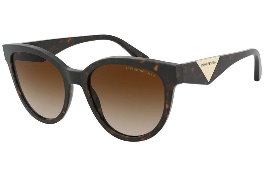 Okulary przeciwsłoneczne Emporio Armani EA4140 508913 Kwadratowe Havana