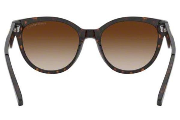 Okulary przeciwsłoneczne Emporio Armani EA4140 508913 Kwadratowe Havana
