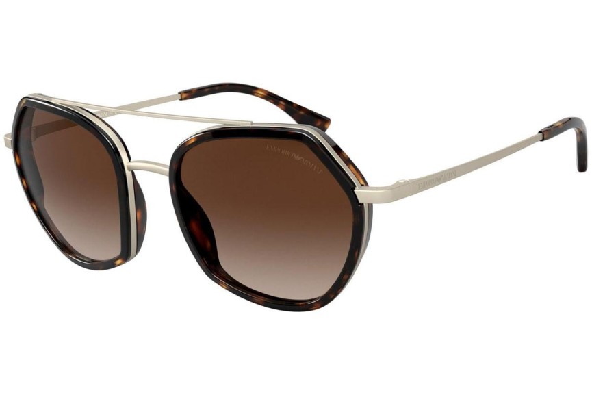 Okulary przeciwsłoneczne Emporio Armani EA2098 300213 Okrągłe Havana