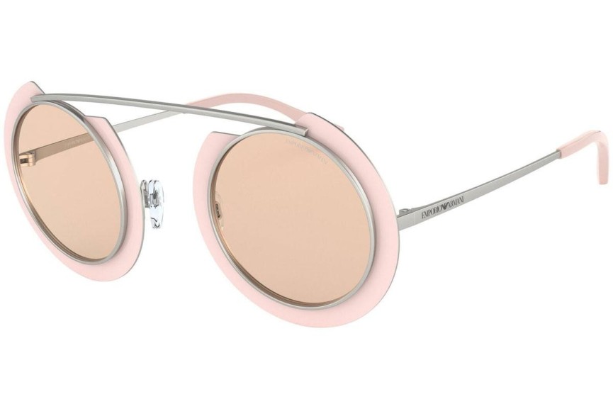 Okulary przeciwsłoneczne Emporio Armani EA2104 332773 Okrągłe Różowe