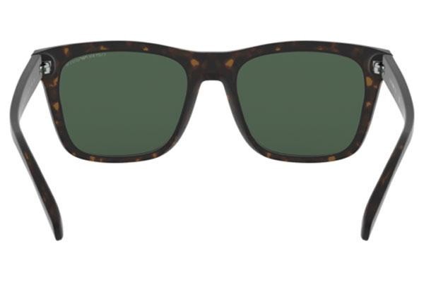 Okulary przeciwsłoneczne Emporio Armani EA4142 508971 Kwadratowe Havana