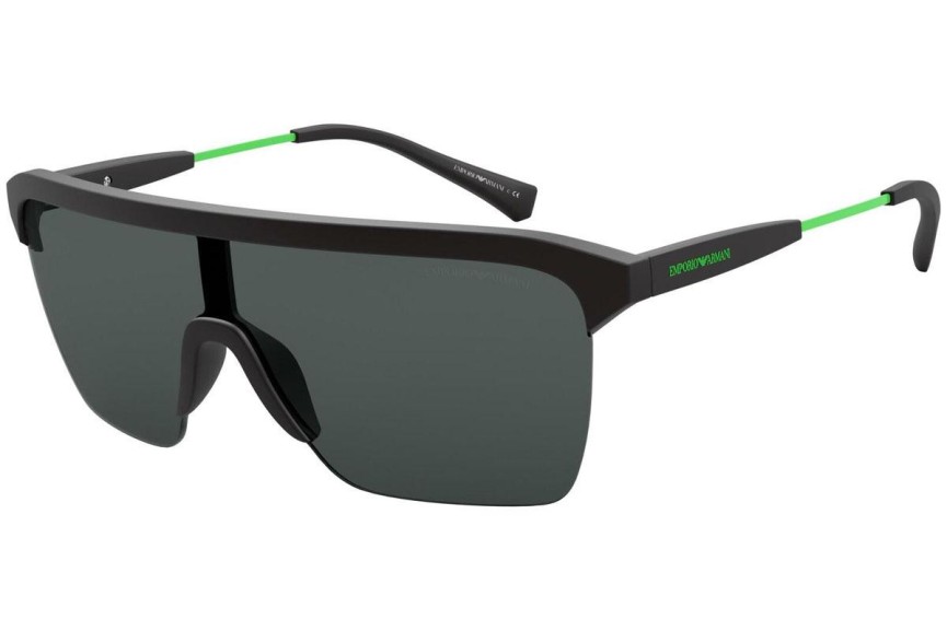 Okulary przeciwsłoneczne Emporio Armani EA4146 504287 Pojedyncze | Shield Czarne