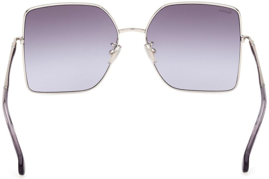 Okulary przeciwsłoneczne Max Mara MM0062-H 16W Oversize Srebrne