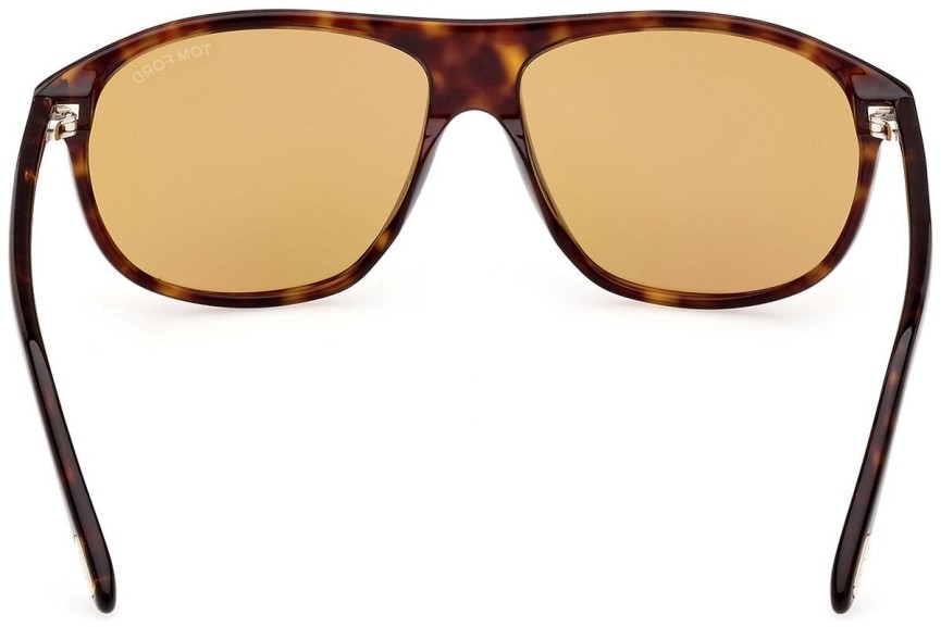 Okulary przeciwsłoneczne Tom Ford FT1027 52E Pilotki (Aviator) Havana