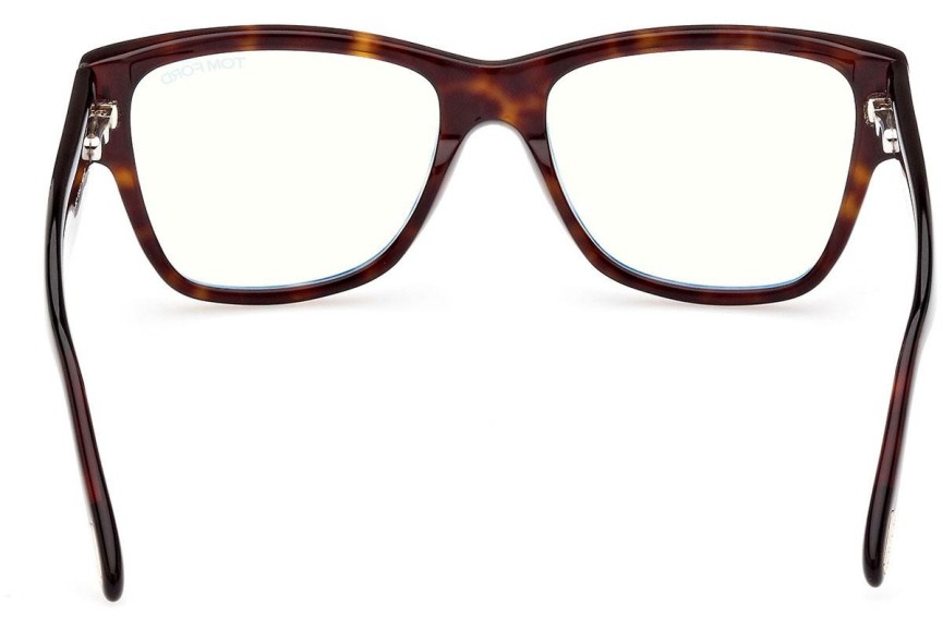 Okulary korekcyjne Tom Ford FT5878-B 052 Kwadratowe Havana